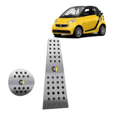 Imagem de Pedaleira Smart Fortwo Automático 2009 Até 2019 Preto