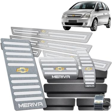 Imagem de Descanso Pedaleira Automático Soleira Chevrolet Meriva Prata