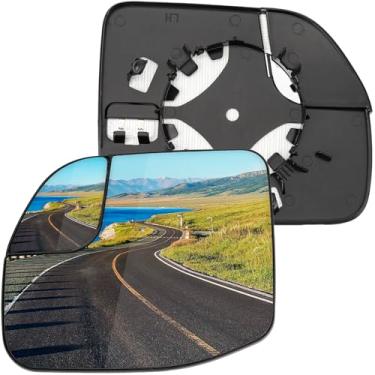 Imagem de LOIYLLEN Substituição do espelho lateral do motorista para Ford Maverick 2022 2023 2024 - Vidro do espelho do lado esquerdo, vidro retrovisor aquecido elétrico