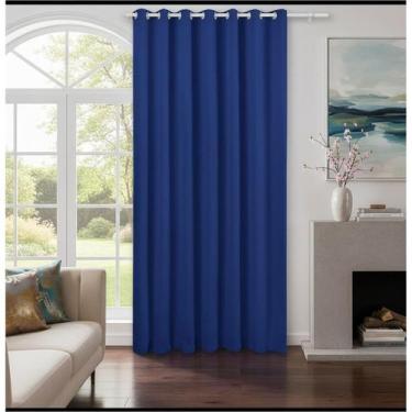 Imagem de Cortina Folha Única Microfibra 1,50m x 2,20m Ideal para Porta Janela D