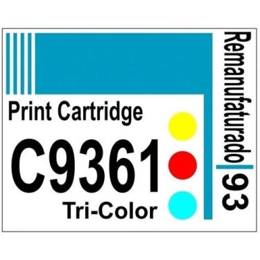 Imagem de Etiqueta para Cartucho HP93 Colorido (C9361) - Pacote com 10 Unidades 