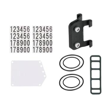 Imagem de UGPLM Suporte para placa de bicicleta, suporte para canote de selim, portátil, fácil de instalar, para placa de bicicleta de estrada para adultos, ciclismo