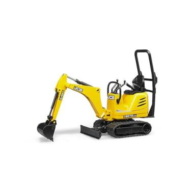 Imagem de Bruder - Escavadeira JCB Micro 8010 CTS com Figura bworld, Unissexo, Criança, 3 anos ou mais, Amarela
