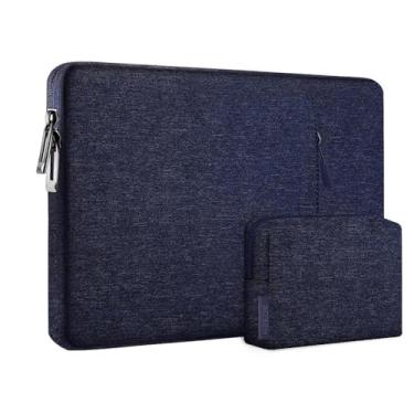 Imagem de Hseok Capa para laptop de 14 polegadas com capa adicional, capa para laptop à prova de chuva e à prova de choque, bolsa portátil para computador para MacBook de 14 polegadas, HP, Dell Lenovo, Asus