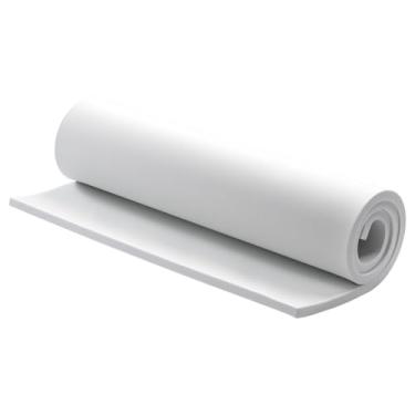 Imagem de AMZQNART Espuma EVA 6 mm, espuma cosplay 40,6 x 149,9 cm branca, alta densidade 90 kg/m³, para projetos de artesanato, fantasias de cosplay, armas falsas, decorações, Natal, Páscoa, Ação de Graças