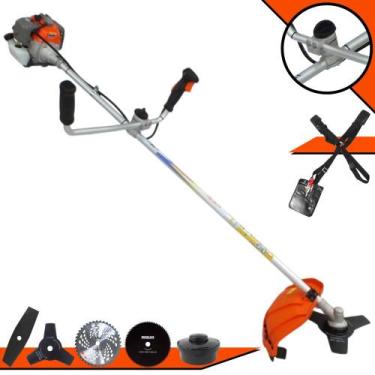 Imagem de Roçadeira Vulcan VR330P À Gasolina 33cc 1,2HP 10.000rpm Podador de Gra