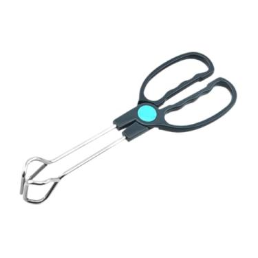 Imagem de WeiLaiKeQi Pinça de aço inoxidável para bife, pinça multifuncional para pão, para buffet, para assar, churrasco, padarias, restaurantes e frituras