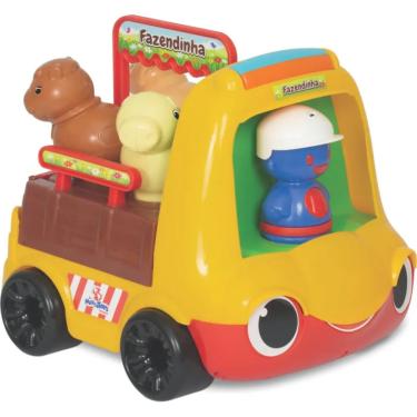 Imagem de Brinquedo Infantil Caminhão Fazendinha Truckids - Mercotoys 472