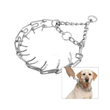 Imagem de Coleira Enforcadora de Aço Inoxidável para Cães, Corrente de Adestramento, até 200kg