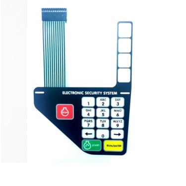 Imagem de 6688483 Painel de botão de painel de instrumentos de substituição, cabo conector de 11 pinos, para minicarregadeiras Bobcat