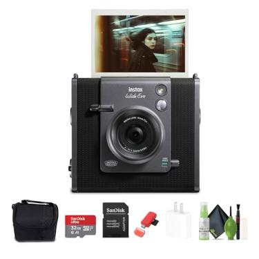 Imagem de Fujifilm Câmera instantânea Instax Wide Evo Hybrid (16840957) com cartão de memória de 32 GB + capa acolchoada + kit de limpeza + mais