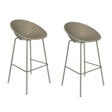 Imagem de Kit com 2 Banquetas de Jardim Drops - Rivatti