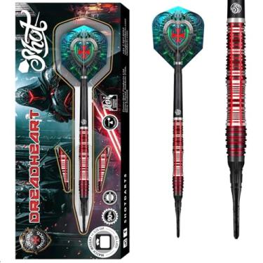 Imagem de Conjunto de dardos de ponta macia Future Knights Dreadheart | Dardos profissionais de 90% tungstênio para alvo eletrônico | para todos os níveis de habilidade | Pontas macias para placas eletrônicas |