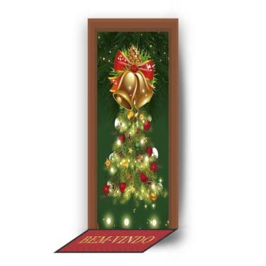 Imagem de Veste Porta Natal, Capa de Porta, Painel de Porta 80x210, Decoração pa