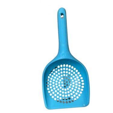 Imagem de Pá Higiênica De Areia para Gatos Peneira Coletora(AZUL)