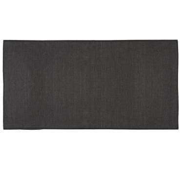 Imagem de Goods of the Woods Tapete para churrasqueira ao ar livre, resistente ao fogo, preto, tapete de grade de fibra de vidro, tapete de grelha, deck de proteção, piso de madeira de brasas e faíscas