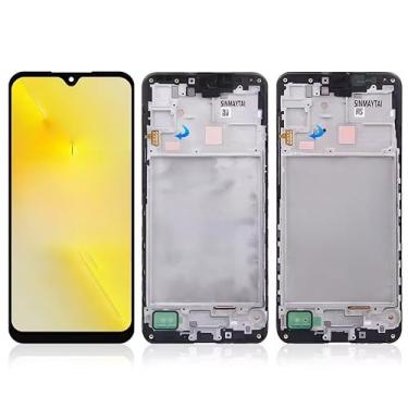 Imagem de AMOLED para Samsung Galaxy A16 5G SM-A166 SM-A165 para Galaxy A16 4G Display LCD Touch Screen Digitalizador Assembléia com moldura, painel de vidro frontal completo de 6,7 polegadas (4G preto sem
