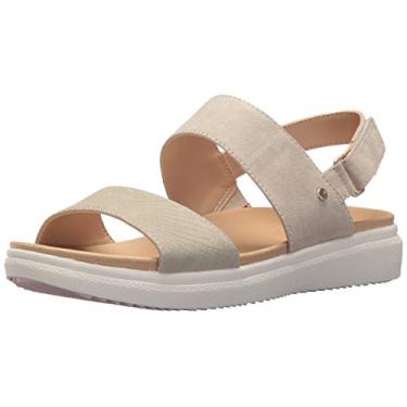 Imagem de Dr. Scholl's Shoes Sandália feminina Wanderlust, Estampa de cobra cinza, 8