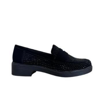 Imagem de Sapato Via Marte Loafer Feminino 011006 Preto-Feminino
