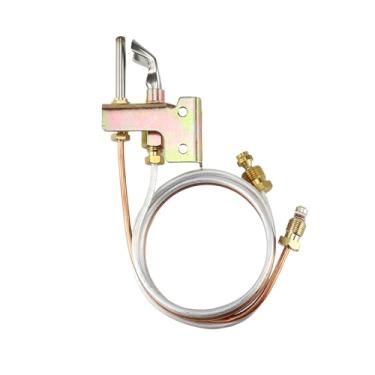 Imagem de xyocx Conjunto piloto de aquecedor de água a gás propano LP 61 cm de comprimento kit de unidade piloto ODS montagem piloto Igniter serve para Desa, Reddy, All-Pro, Universal, NR, Sears, Remington etc