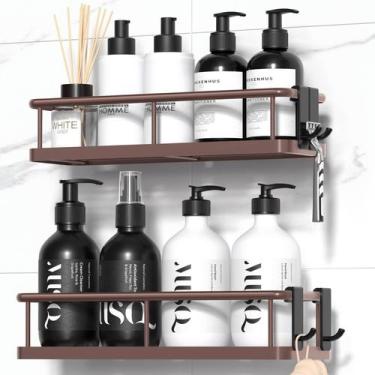 Imagem de Shower Caddy YASONIC à prova de ferrugem com suporte de sabonete, paco