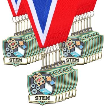 Imagem de Yaomiao Medalhas de prêmio de 10/20 peças, 2,10 cm, medalhas de participação em equipes vencedoras de ouro a granel para crianças, adultos, torneios de troféu, competições, prêmio de presente (20