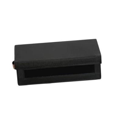 Imagem de ZGUZMCMK Caixa de armazenamento de DVD com suporte para disco e janela de PVC, suporte para estojo, para escritório, loja, sala de estar