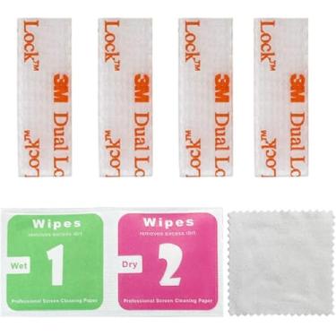 Imagem de EZ Pass/IPass/IZoom Toll Tag Fastlane Kit de montagem – 4 peças (2 conjuntos) fixador religável fita adesiva adesiva de bloqueio duplo