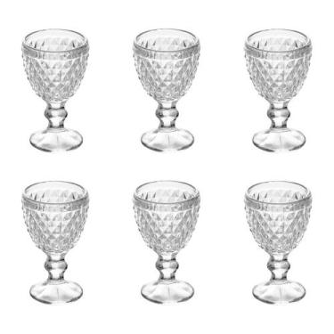 Imagem de Conjunto de Taças de Vidro para Licor 6 Peças 60 ml Bico Abacaxi Lyor