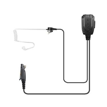 Imagem de Retevis Fone de ouvido RT29 Walkie Talkie compatível com Retevis RT29 RT48 RB23 RT47 RT47V RT82 RT83 RT87 Ailunce HD1, fone de ouvido de tubo acústico com microfone PTT (pacote com 1)