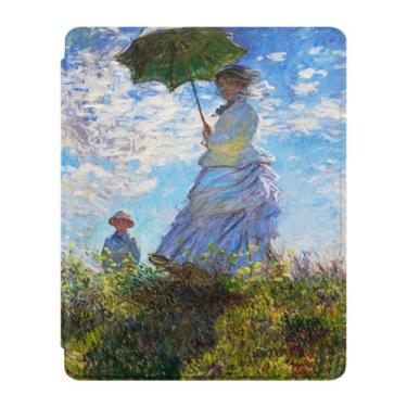 Imagem de Akacy Capa com função hibernar/despertar automática para Kindle Paperwhite de 7.0 polegadas 12ª geração lançada em 2024 (Modelo: SA568B/SA569P) padrão pintado (28)