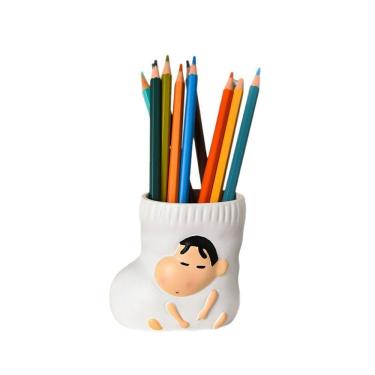 Imagem de Porta-canetas Porta-lápis de desenho animado em forma de sapato criativo