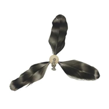 Imagem de Luzhengyang Recargas de varinha Feather Cat Teaser – Cabeças inspiradas em pássaros naturais, acessórios de brinquedo de gato para brincadeiras interativas (pacote com 5) (refil original do moinho de