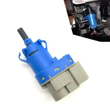 Imagem de Dogary 1 interruptor de luz de freio de carro, interruptor de sensor de pedal de freio de 4 pinos, OEM 7T4Z13480AA 8T4T96854M 8T4Z13480A, adequado para a maioria dos modelos de veículos (azul)