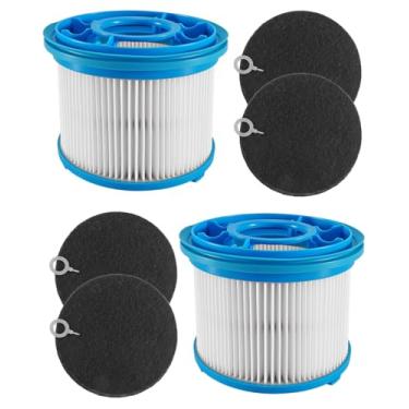 Imagem de Kit de filtros de vácuo adequado para Bissell PowerClean FurGuard 280W FurFinder 200W aspirador sem fio autônomo, 2 filtros principais e 4 pré-filtros