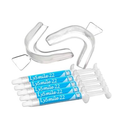 Imagem de Kit 5 Clareador Dental Caseiro Moldeira Lysmile 22% Lysanda