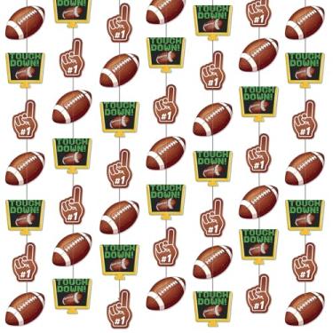 Imagem de 8 peças de decorações de festa de futebol com tema de futebol para festa de aniversário pendurada em redemoinho decorações tigela tema esporte guirlanda bandeira tigela fãs de jogos casa sala de aula