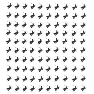 Imagem de Kit 100 Spot Trilho Perfilado Eletro calha Par20 Bulbo OL4 - Hiperligh