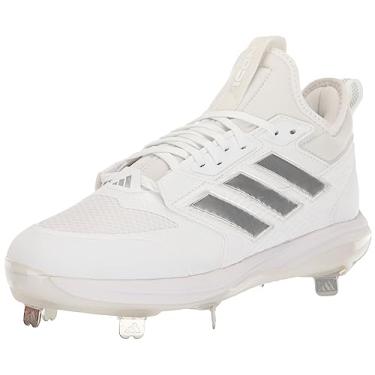 Imagem de adidas Tênis masculino Icon 8 Boost, Branco/Prata Metálico/Branco, 9.5