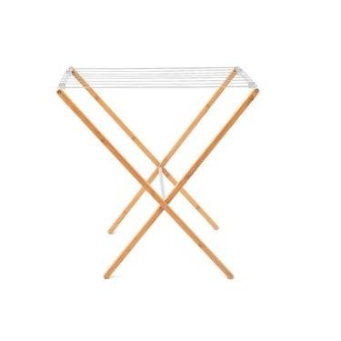 Imagem de Varal Horizontal em Bambu com Hastes Metálicas - Simplo