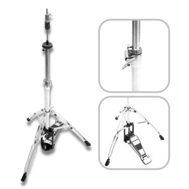 Imagem de Máquina De Chimbal Metal Cromada Reforçada C. Ibanez