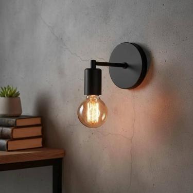 Imagem de Arandela Parede Moderna Cabeceira Quarto Banheiro Retrô E27