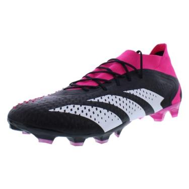 Imagem de adidas Tênis de futebol unissex Accuracy.2 Firm Ground, Preto/rosa, 14.5 Women/13.5 Men
