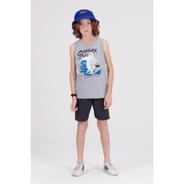Imagem de Conjunto Regata Infantil Summer Surf Mescla-Masculino