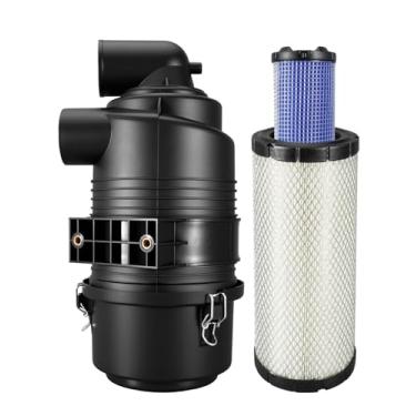 Imagem de Conjunto de filtro e caixa de filtro de ar P822768 interno P822769 Kit de tampa de válvula de vacuador adequado para carregador Bobcat 974 975 substituição do motor G065433 G065411 6673892 6666333