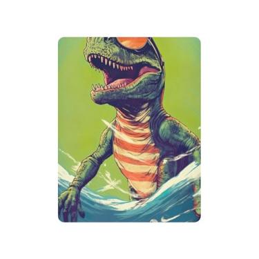 Imagem de xigua Lençol de berço de dinossauro para meninas e meninos, macio e respirável, adequado para berço padrão e cama infantil 68,5 x 99 cm