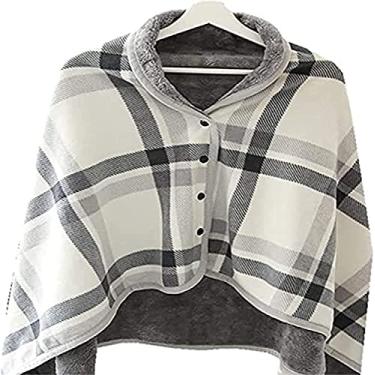 Imagem de YYBOES Cobertor para cadeira de rodas, xale para cadeira de rodas quente e confortável, scooter de mobilidade e cobertor de scooter elétrico (cor 1)