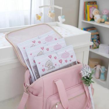 Imagem de Kit 5 Peças Saquinho Organizador Maternidade De Bebe Menina - Miguel B
