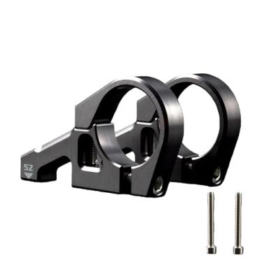 Imagem de Mesa de guidão para bicicleta MTB de montagem direta, 31,8 mm, em liga de alumínio CNC, para downhill, acessórios para bicicleta.(Silver 31.8mm)