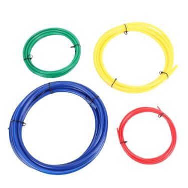 Imagem de Diydeg Extensão de Tubo de Cobre de Condicionamento, 4 Unidades de 1,2 M de Comprimento 1/4 pol. 3/8 pol. 1/2 pol. 5/8 pol. Tira de Dobra de Tubo de Cobre de Ar Condicionado para Kit